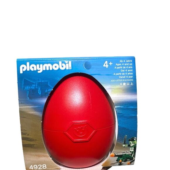 PLAYMOBIL Egg Pirate With Canon 4928 new - Picture 1 of 4